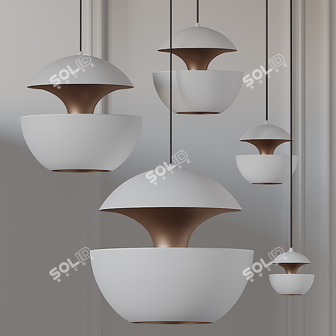 Sunshine Pendant Light by Balas 3D model image 2