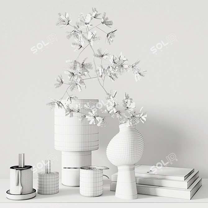 Autumn Bliss Decor Set 3D model image 3