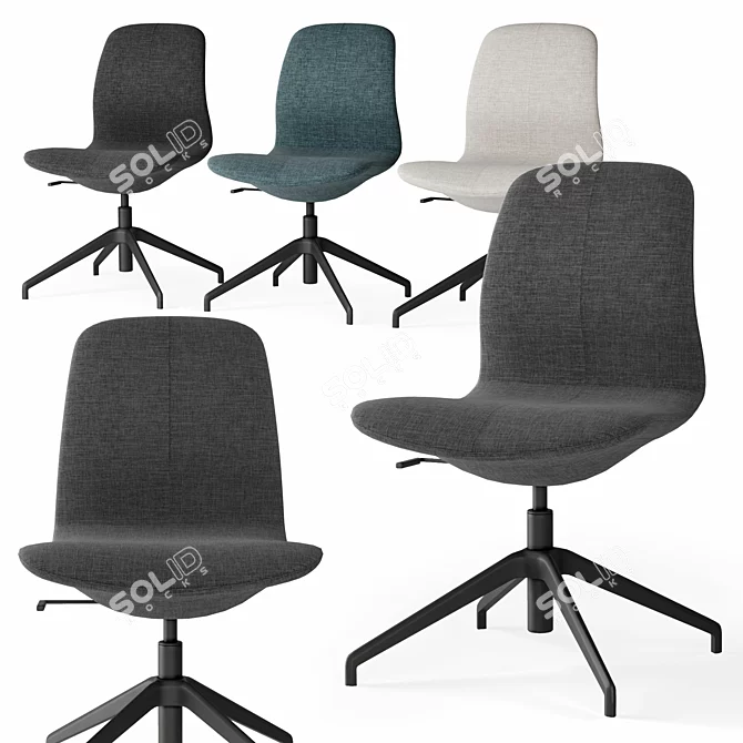 LÅNGFJÄLL Conference Chair: Comfortable and Stylish 3D model image 1