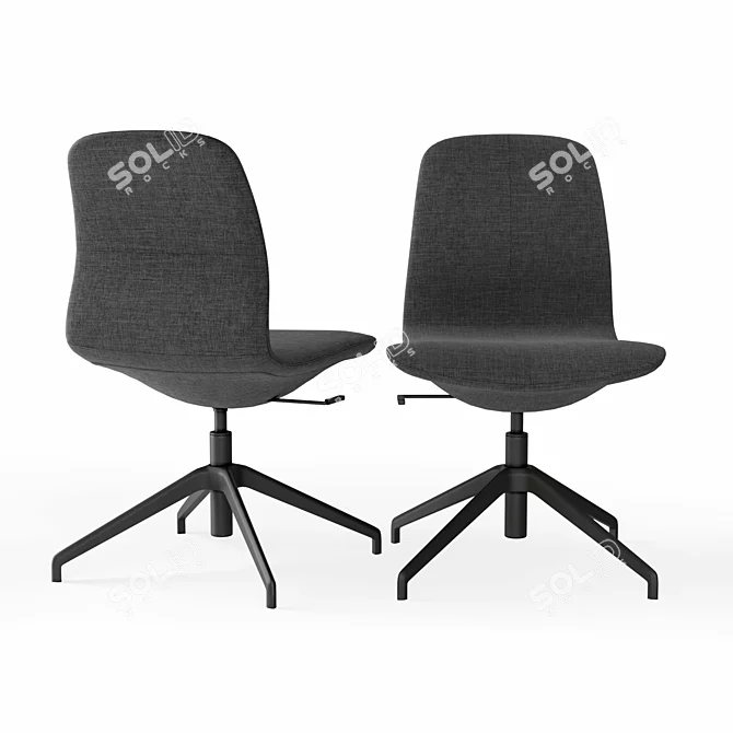 LÅNGFJÄLL Conference Chair: Comfortable and Stylish 3D model image 2