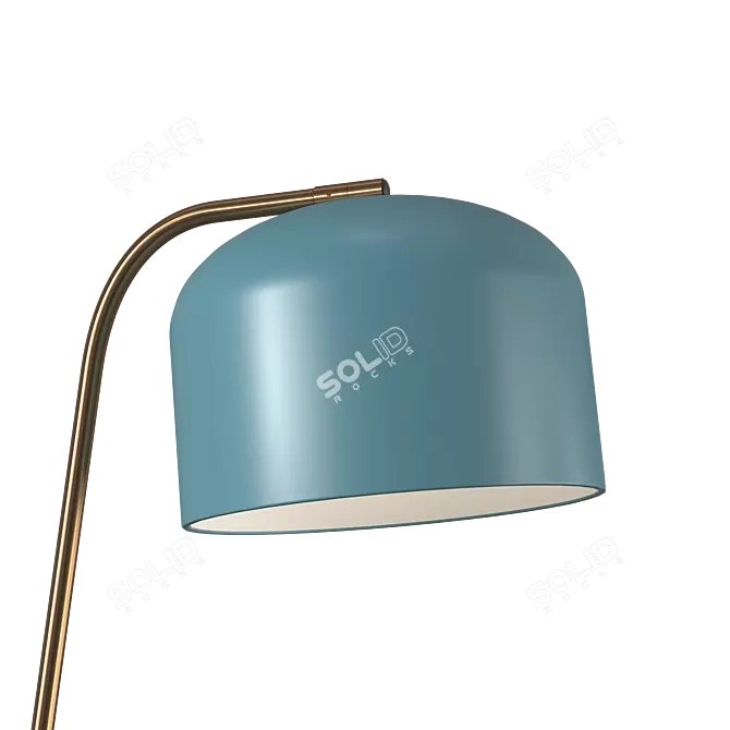 Elegant Pernille Floor Lamp 3D model image 3