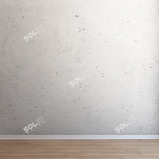 Seamless Concrete Texture: Versatile Use for interiors and exteriors 3D model image 3