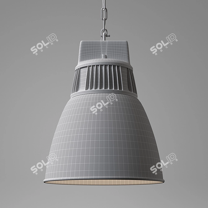 European Factory Pendant: Classic Restoration Hardware 3D model image 3