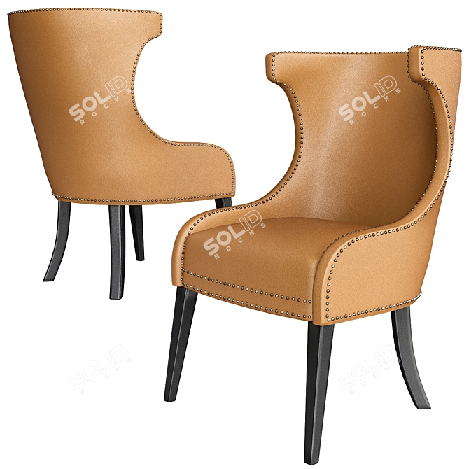 Elegant Eichholtz Elson Chair 3D model image 1