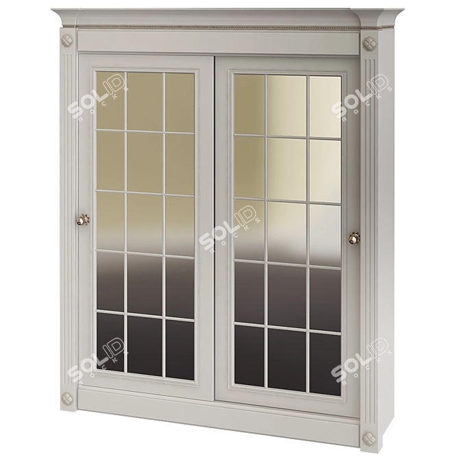 Classic Wardrobe Compartment 3D model image 1