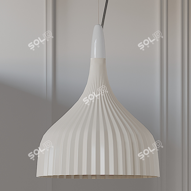 Kartell E' Pendant: Stylish Ceiling Light 3D model image 2