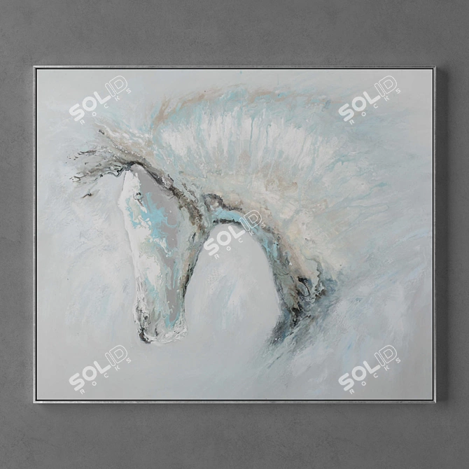 Metal Framed Art Collection 3D model image 1