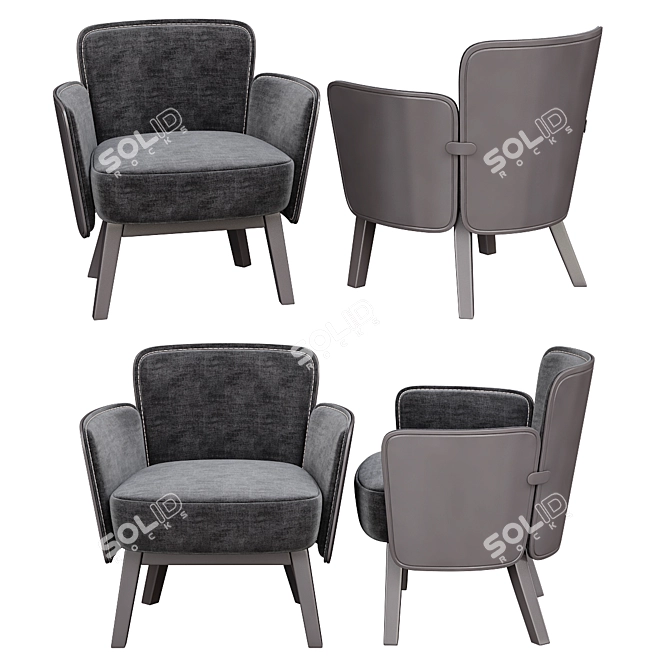 ComfortMax Julius Easy Chair 3D model image 1