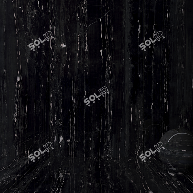 Black Deluxe Wall Tiles 175: Multi-Texture HD for Walls & Floors 3D model image 2