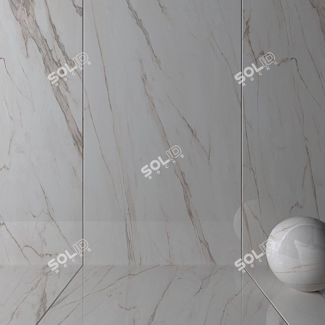 Supreme Calacatta Extra Wall Tiles 3D model image 2