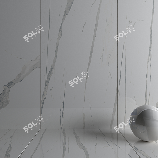 Title: HD Multi-Texture Wall Tiles 3D model image 3