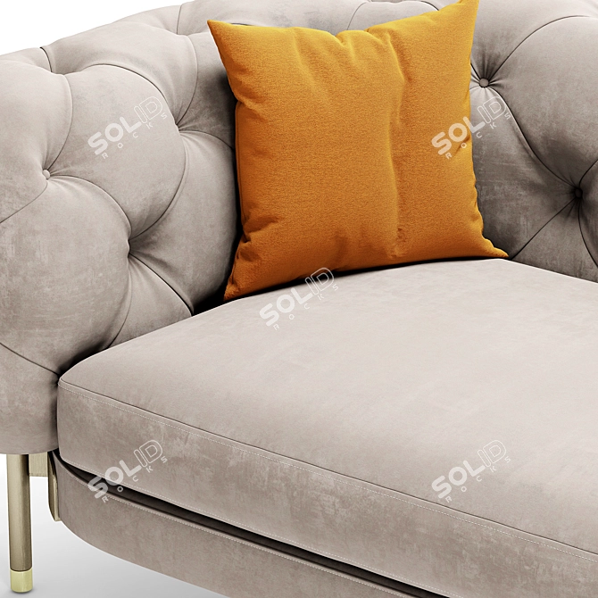 Luxurious Atenae Sofa by Cantori 3D model image 2