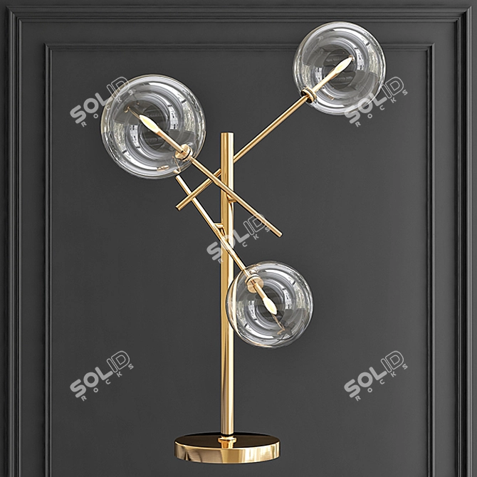 G&R Bolle Table Lamp - Elegant Modern Lighting 3D model image 1