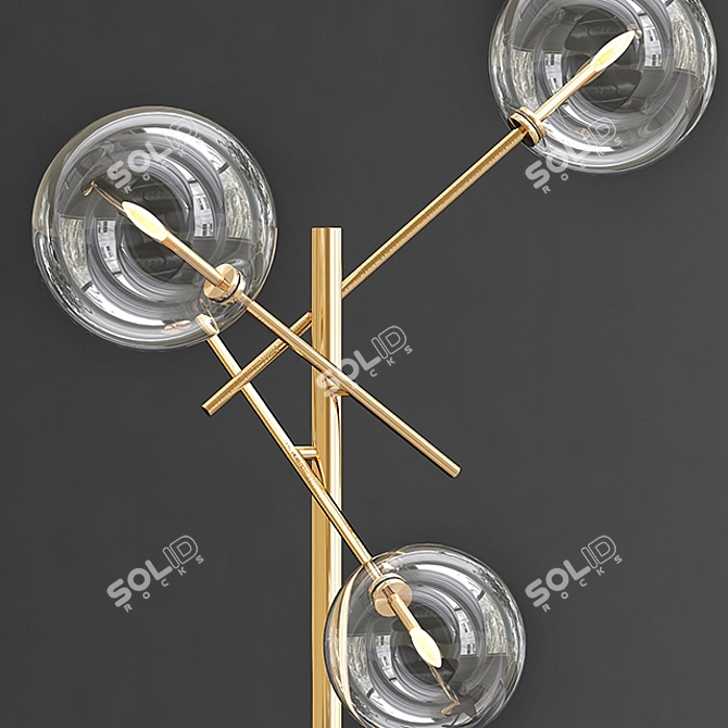 G&R Bolle Table Lamp - Elegant Modern Lighting 3D model image 2