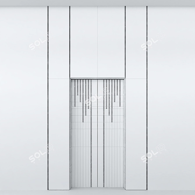 Sleek Elevator Door: Modern Design 3D model image 3