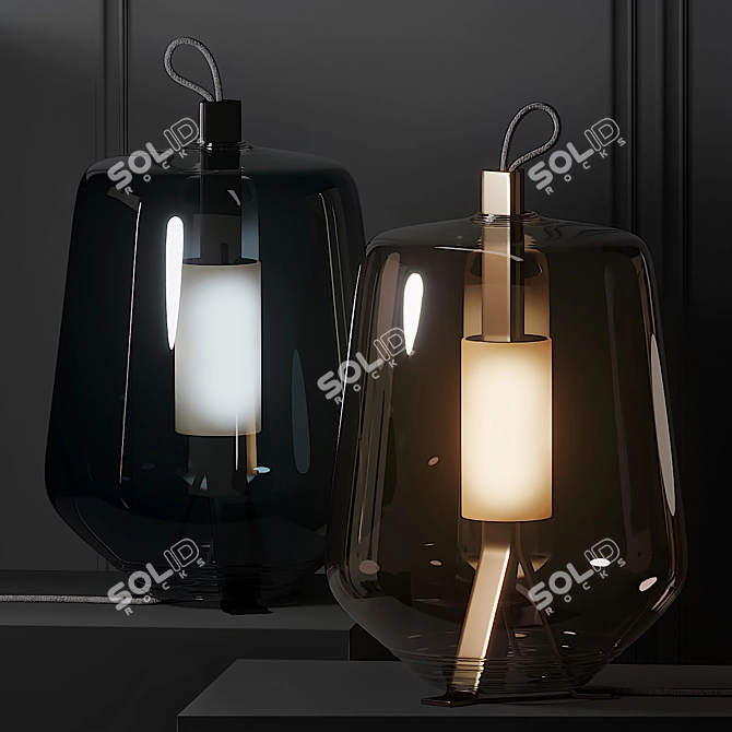 Modern Prandina LUISA Table Lamps 3D model image 1