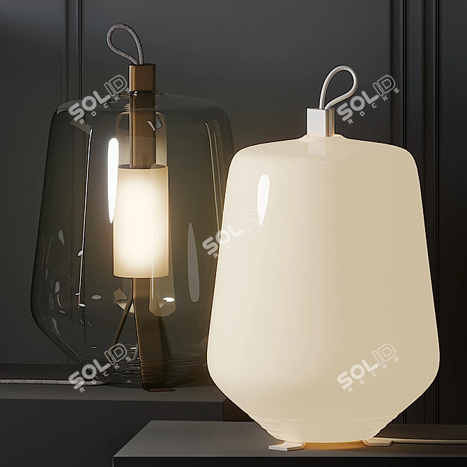 Modern Prandina LUISA Table Lamps 3D model image 2