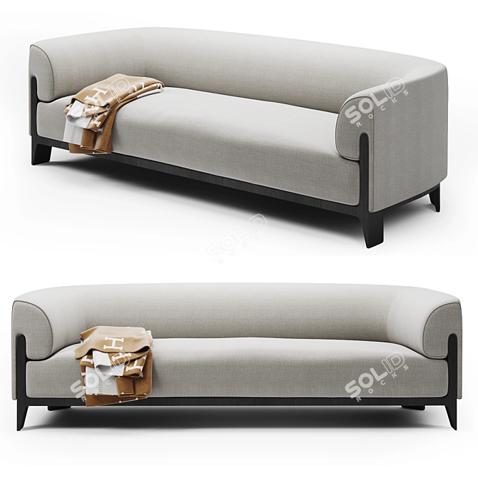 Delcourt Bob Sofa 3D model image 1