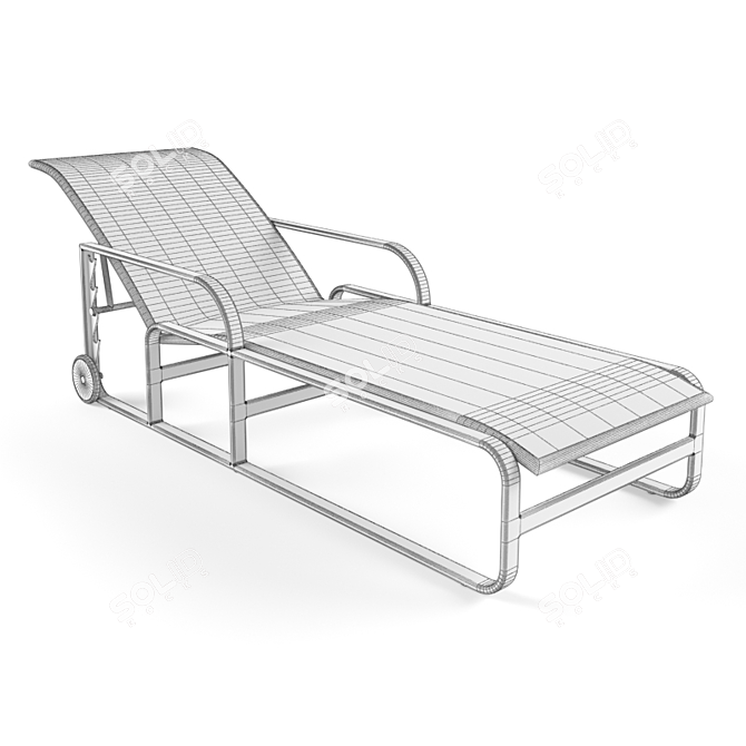 Modern Lounge Chair 3D model image 2