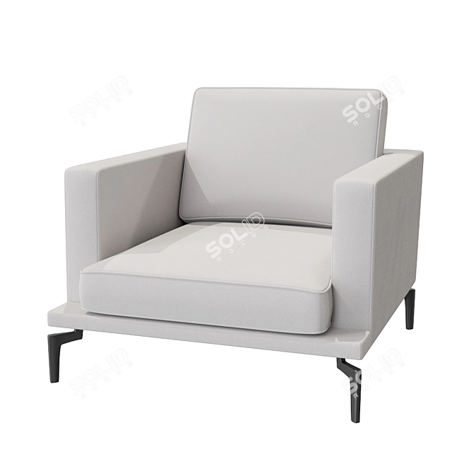 Elegant Avalon Avenue Chair 3D model image 1