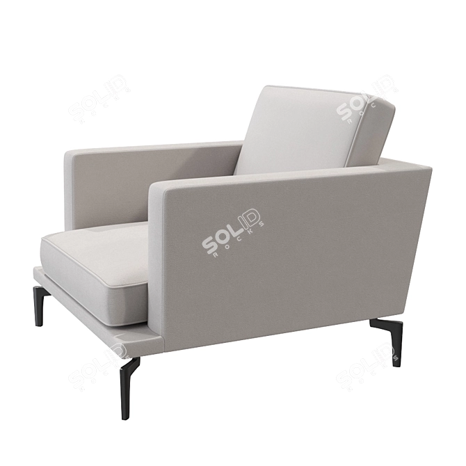 Elegant Avalon Avenue Chair 3D model image 2