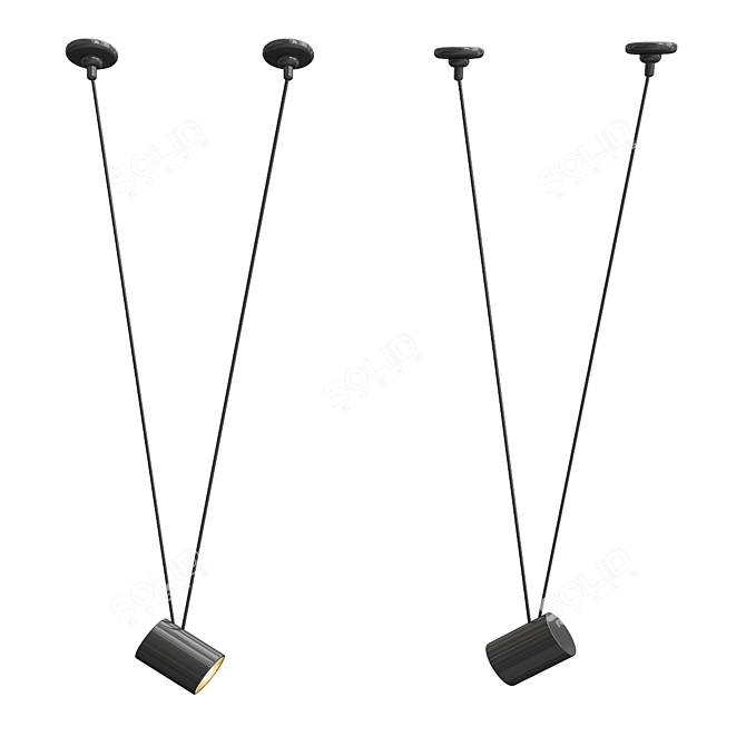 Luxury Crystal Chandelier Collection 3D model image 3