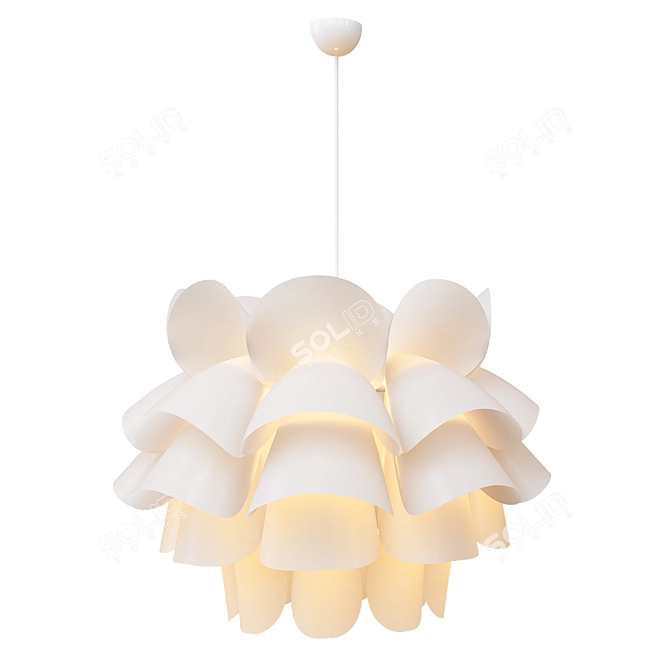 Elegant Chandelier Collection_27: Andelle, Knappa, Krusning 3D model image 3