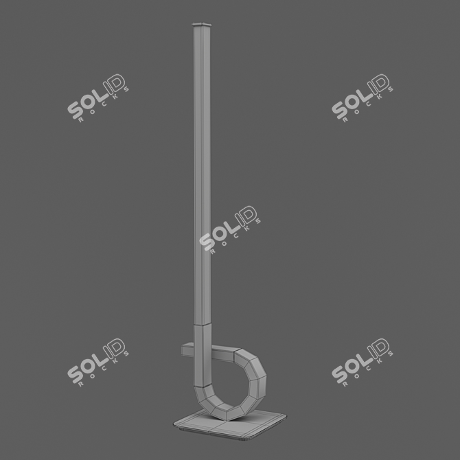 CINTO OM Table Lamp: Modern Design, Warm LED Light 3D model image 2