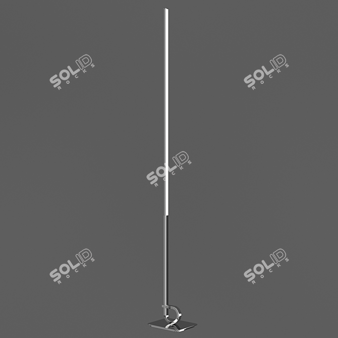 Mantra CINTO Floor Lamp 6137: Sleek Aluminum Design 3D model image 1