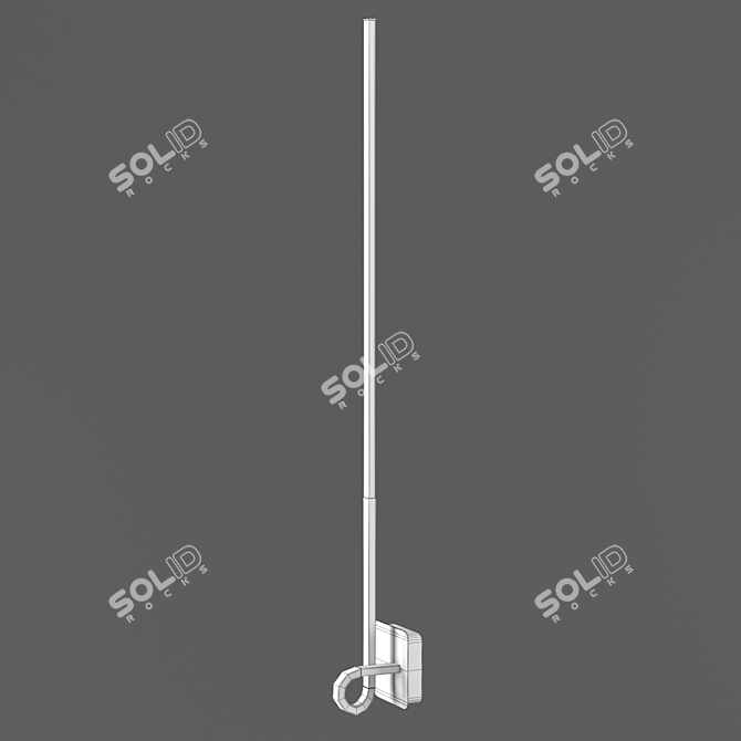 CINTO OM Wall Lamp: Vintage Bronze, Dimmable, 1600Lm, LED Bulbs Included 3D model image 2