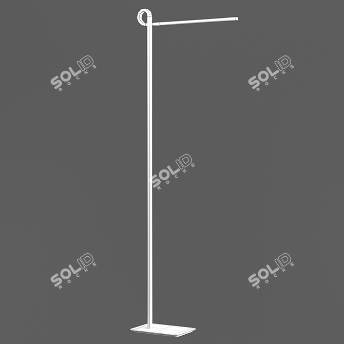 CINTO 6145 Floor Lamp: LED, Dimmable, Warm Light 3D model image 2