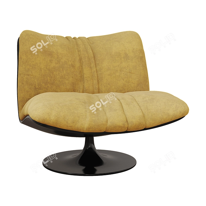 Luxury Marilyn Armchair: High-Quality 3D Model 3D model image 2