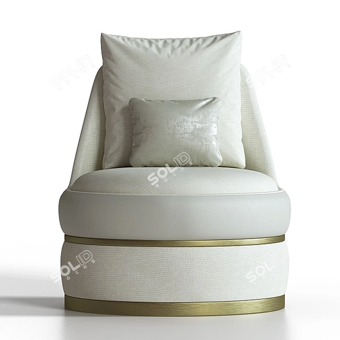 Dalby Chair: Modern and Comfortable Seating 3D model image 2