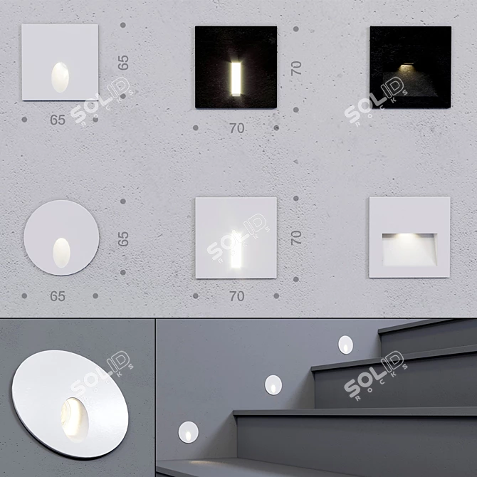 Modern Step Light Collection - Centrsvet 3D model image 2