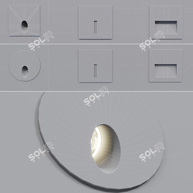 Modern Step Light Collection - Centrsvet 3D model image 3