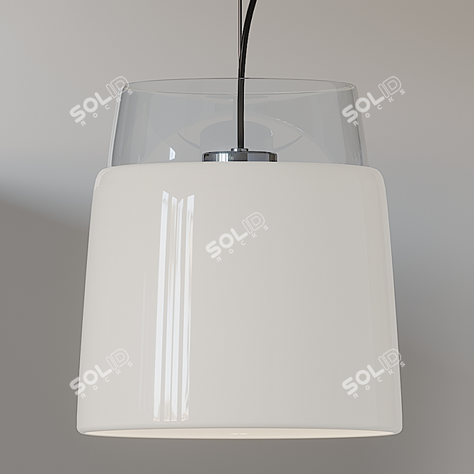 Elegant Prandina Vestal Pendant 3D model image 2