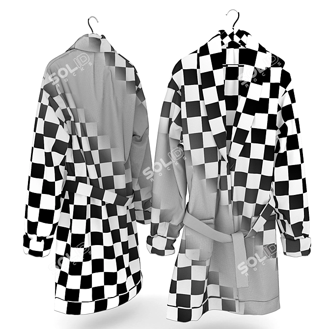 Elegant Robe for Ladies 3D model image 3