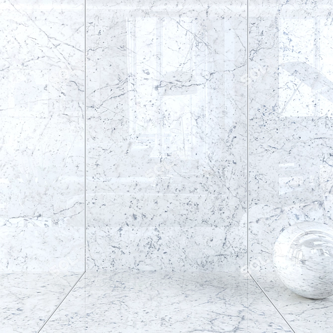 Charme Extra Carrara Wall & Floor Tiles 3D model image 1