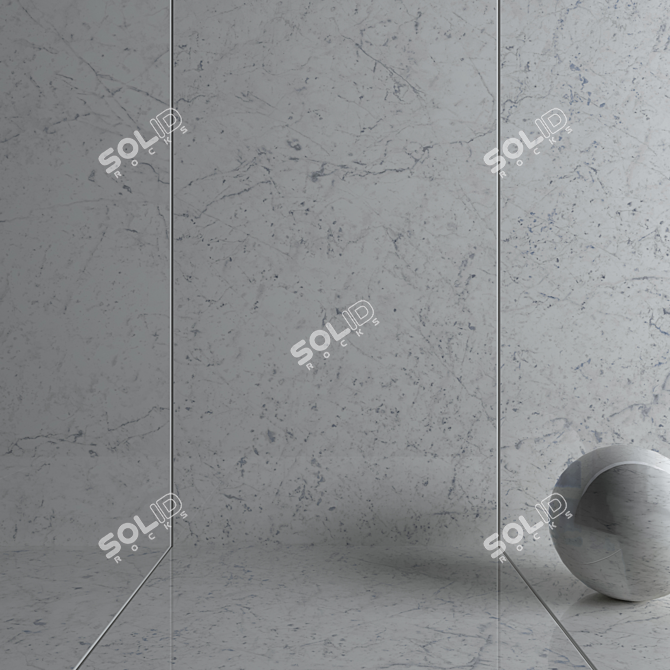 Charme Extra Carrara Wall & Floor Tiles 3D model image 3