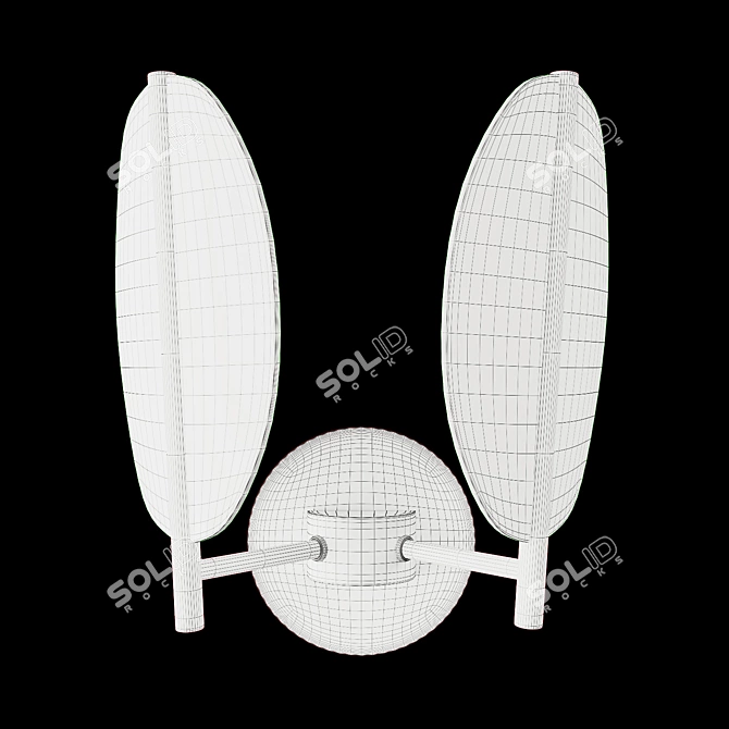 PRAIA LED Wall Lamp: Sleek Postmodern Elegance 3D model image 2