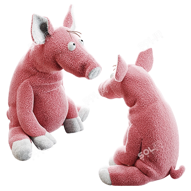 SIGIKID Career Sau Soft Toy - 32cm 3D model image 3