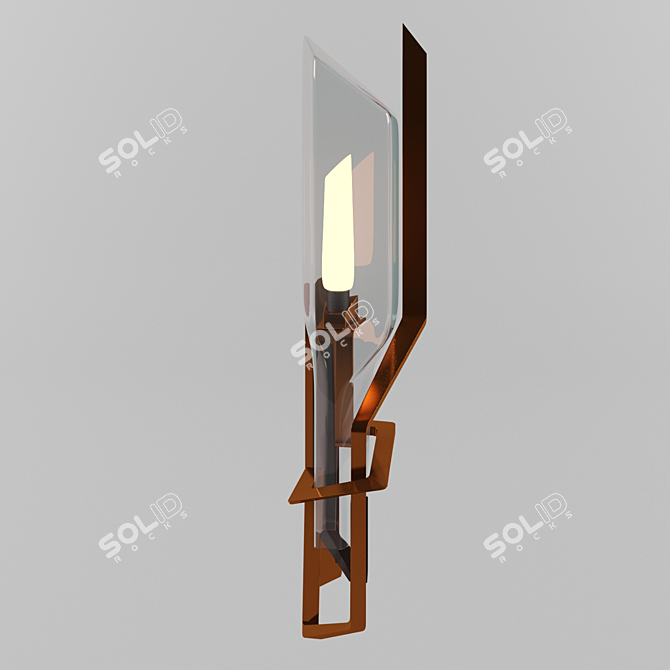 Modern Wall Lights_hja01 3D model image 2