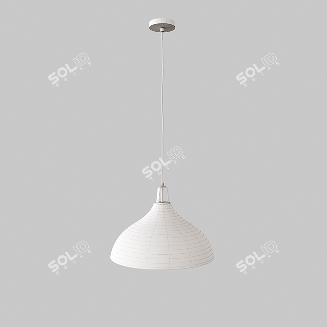 Maddox Mustard Pendant: Modern Elegance 3D model image 3