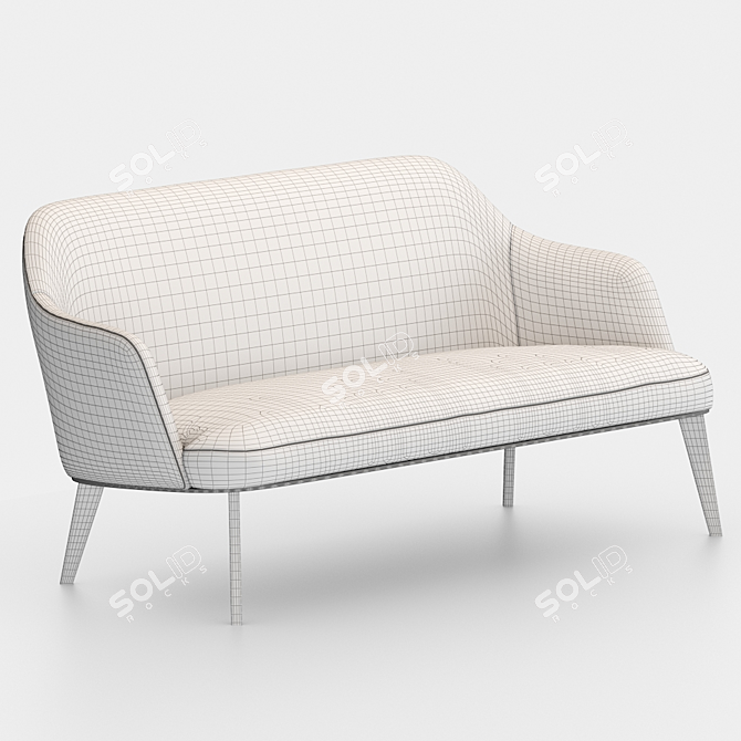 Poliform Jane Armchair: Modern and Stylish Design 3D model image 3