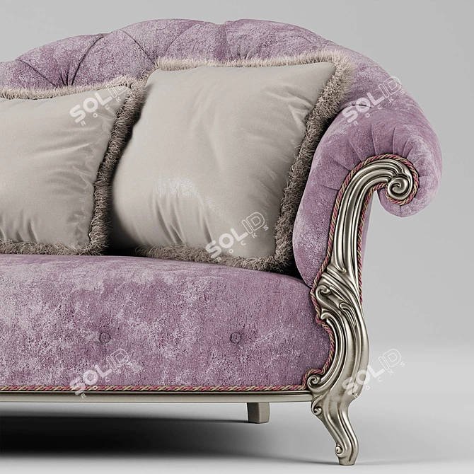 Title: Audrey Ottoman - Ravasi Salotti 3D model image 2