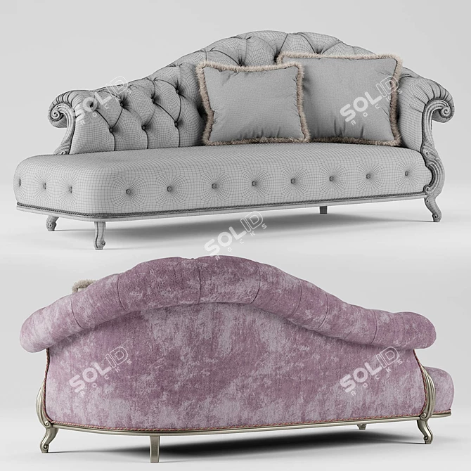 Title: Audrey Ottoman - Ravasi Salotti 3D model image 3