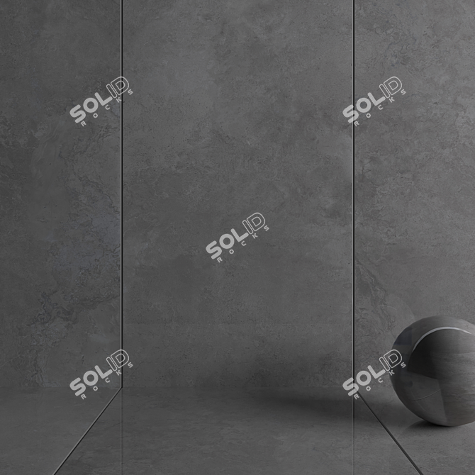 Alpes Wide Lead Wall/Floor Tiles 3D model image 3