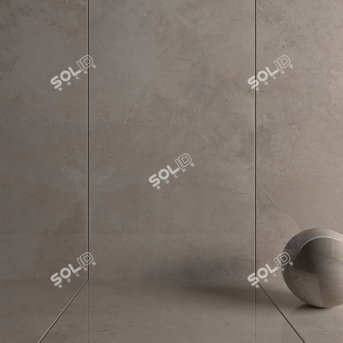 Alpes Wide Sand HD Wall Tiles 3D model image 3