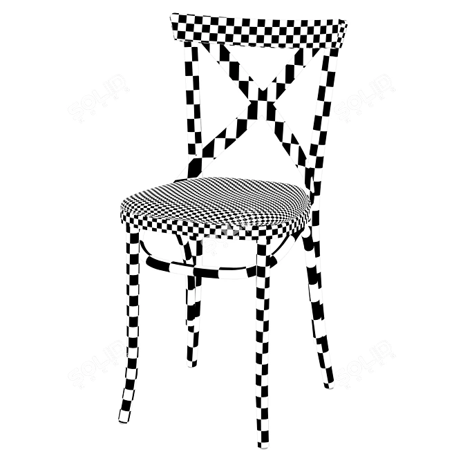 Fameg A-8810: Stylish and Compact Seating 3D model image 2