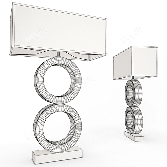 Olympe 3D Table Lamps: Exquisite Design & Illumination 3D model image 2